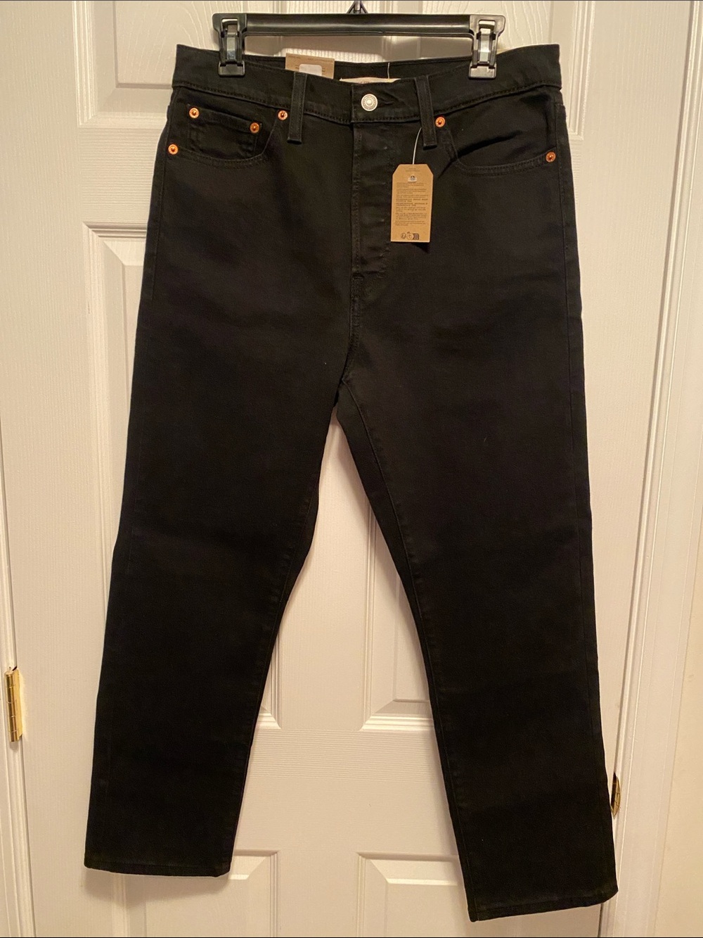 Levi's Women’s Wedgie Straight Black Jeans…size 31